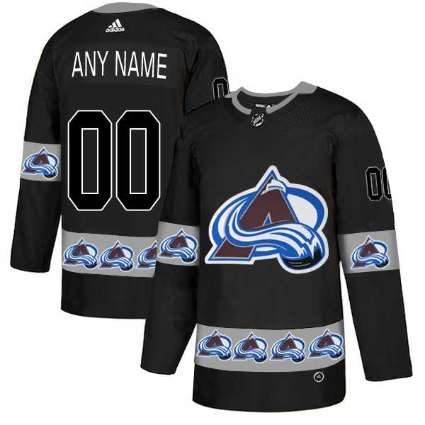 Customized Men's Colorado Avalanche Black Team Logos Fashion Adidas Jersey,We sell and wholesale Customized Men's Colorado Avalanche Black Team Logos Fashion Adidas Jersey on line form chian!